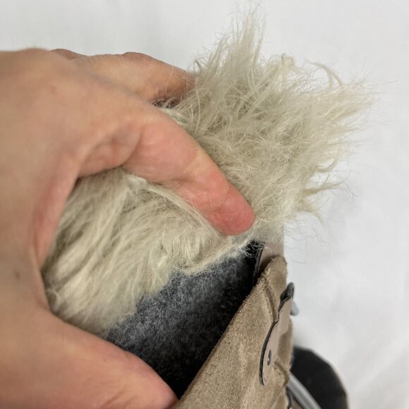 Sorel Joan of Arctic Beige Suede Winter Boots Women's Size 5 - Picture 10 of 12